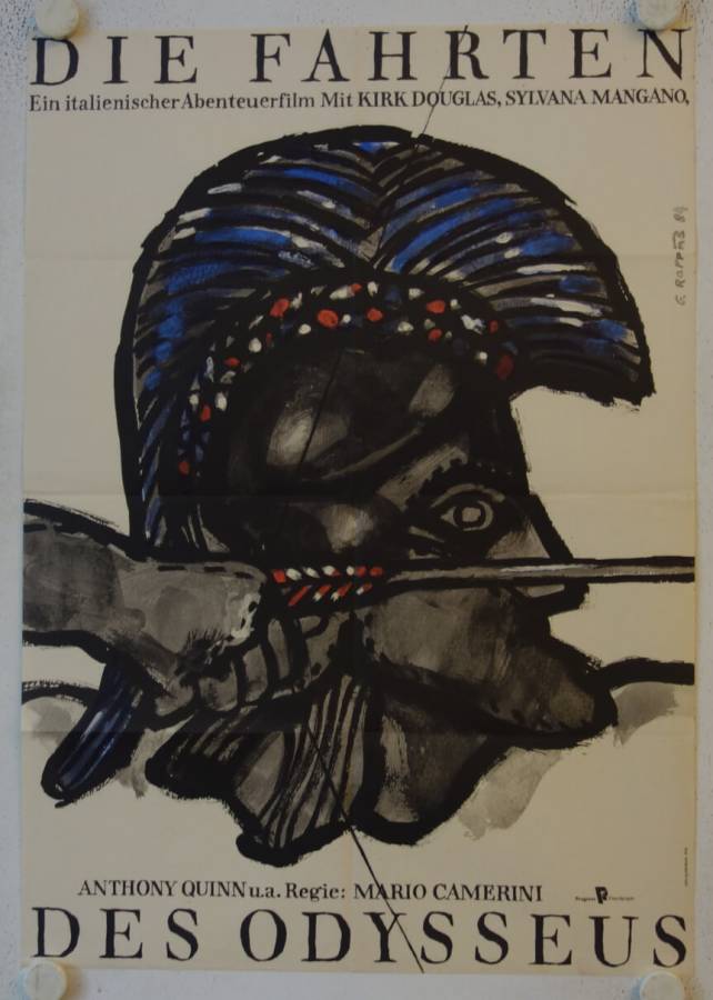 Die Fahrten des Odysseus originales DDR Filmplakat